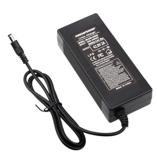 caricatore monopattino elettrico 36V caricabatteria bici elettrica 42V monopattino caricabatterie 2A per 42Volt 36 Volt bici batteria