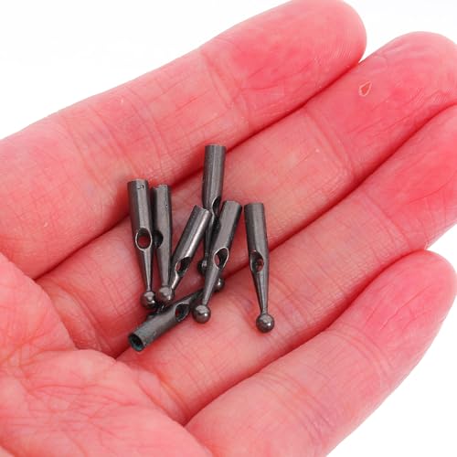 Repuestos de metal negro de 2 mm para solucionar puntas rotas en paraguas de mango largo 4
