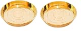 Brass Pooja Plate 2-Pack