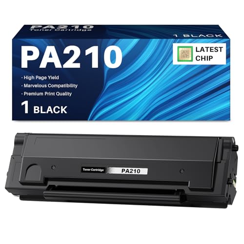 PA-210 PA210 Tonerkartusche Kompatible für Pantum PA 210 Toner für Pantum P2500W P2502W P2508W M6500NW M6500N M6500W M6550NW M6600N M6600NW (1 Schwarz, 1600 Seiten )