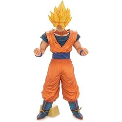 LIUXIN Super Saiyan Son Goku PVC Figura Modelo Juguetes - Escultura Altamente Detallada - Alto 30 cm