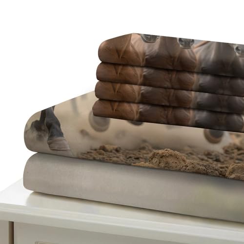 Parure de lit ours sauvage 3D de qualité premium microfibre durable