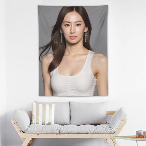 北川景子 写真集タペストリー (3) 壁掛け 布ポスター 室内装飾 壁飾り モダン 装飾アート 多機能 リビングルームベッドルーム ファッショナブルでトレンディ ユニークなギフト 30"x40" [3]