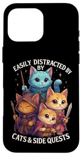 Cats Side Quest Disturted  ʔ ȃ[A X}zP[X iPhone 16 Pro Max p