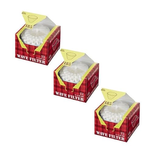 Kalita(�J���^) �E�F�[�u�^�h���b�p�[185��p�t�B���^�[ KWF-185(50��)×3�Z�b�g(222110)