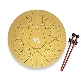 🎵 VIELE EINSATZMÖGLICHKEITEN: Beim Spielen sorgen die Vibrationen der Zungentrommel für entspannende, beruhigende und meditative Klänge. Die Treebute Zungentrommel empfiehlt sich somit auch in den Bereichen Yoga und Meditation, der Kinder Musikerziehung sowie der Musikpädagogik und Musiktherapie.