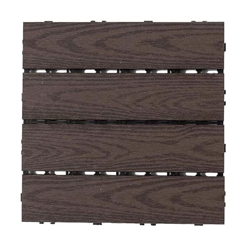 Carreaux de sol composites imperméables à clipser pour terrasse extérieure