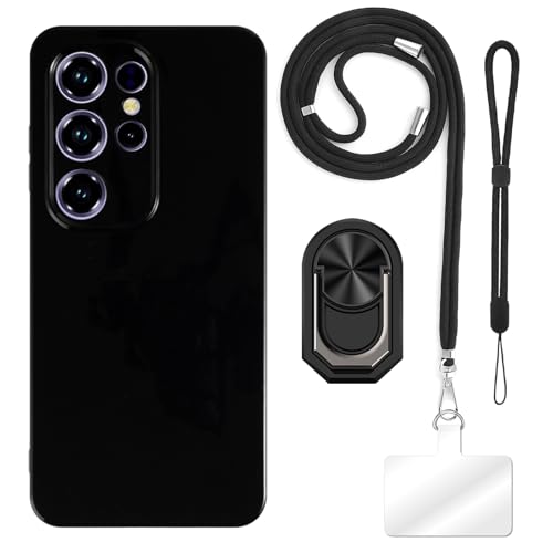 ESACMOT [4 in 1] �P�[�X Oukitel C2-EV 4G �Ƃ̌݊�������A�X�g���b�v�A���X�g�o���h�A�����O�t���A�ϏՌ��ی�J�o�[���s�p�Z�b�g (�u���b�N�Z�b�g)
