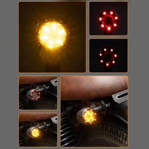 Feu stop LED moto et indicateur clignotant universel 12V