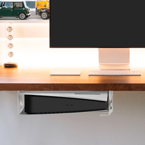 Geekria Soporte para Consola Sony PlayStation 5, Aluminio, Apto para Accesorios de Juegos de Disco PS5 (Blanco) - imagen 5