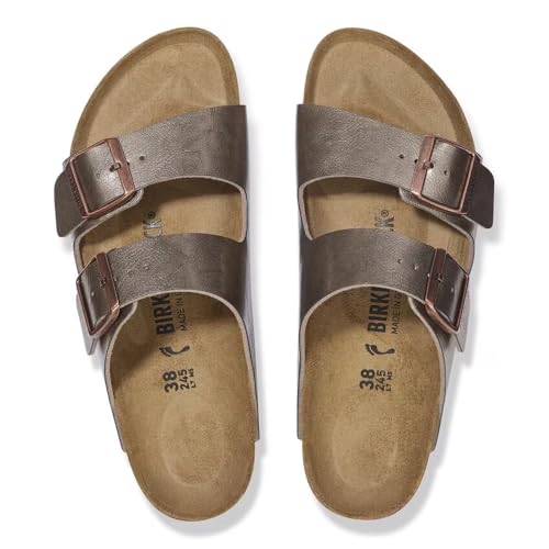 Image of Birkenstock Arizona Women's Double Band Sandal, Graceful Taupe N, 9 AU