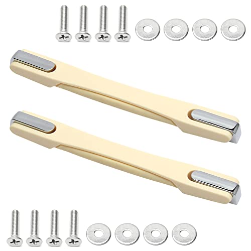 Koffergriff, Gepäckgriff 230 x 25 x 20 mm (L x B x T) Gepäck-Werkzeugkasten, Trolley, Instrumentenkoffer for Koffer, weiß, 2 Stück