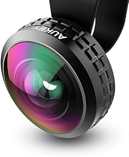 AUKEY Camera Lens, 0.2X 238°Ultra Wide Angle Lens for iPhone 8/7 / 6