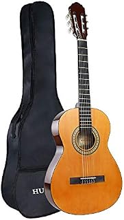 Classical Guitar for Beginners 39 inch Nylon String Acoustic Guitar Starter Kit 4/4 Full Size Guitar with Gig bag (Full Size)