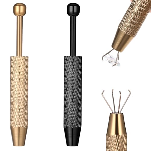 2 Stück Piercing Kugel Aufdreher, Edelstahl Piercing Zange für Kugeln, Edelsteine Catcher mit 4 Klauen Schmuck Aufnehmwerkzeug für Pick up Piercing-Kugel Elektronische Komponenten Chip 2 Stück Piercing Kugel Aufdreher, Edelstahl Piercing Zange für Kugeln, Edelsteine Catcher mit 4 Klauen Schmuck Aufnehmwerkzeug für Pick up Piercing-Kugel Elektronische Komponenten Chip