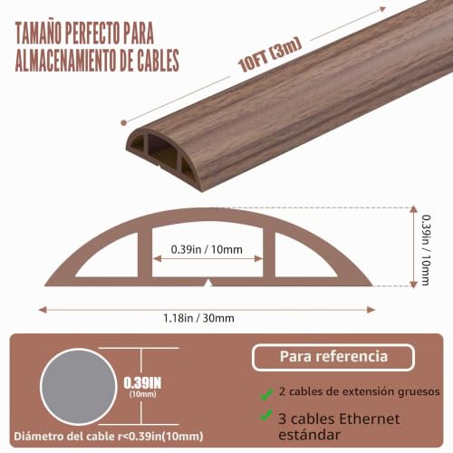Cubierta de cable suelo para hogar y fábricas que aporta orden visual 2