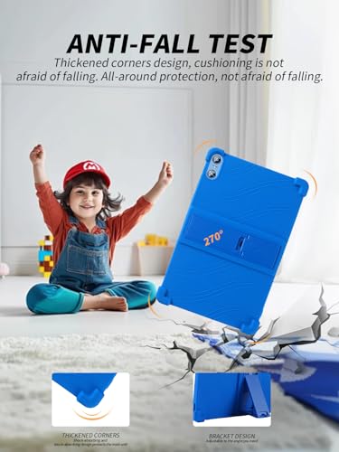 Protection tablette Biegedy B22 silicone 10 pouces 2025 bleu - 7