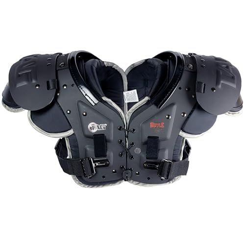 TAG Battle Gear II Intermediate Football Shoulder Pad TSP100 (T-Hook Lockdown Side Strap) Large