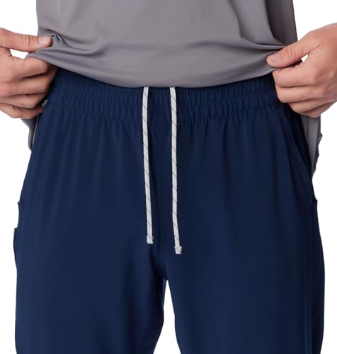 Image of Columbia Men Polyester Omni-Shade Polo Terminal Roamer Stretch Hiking & Trekking Pant