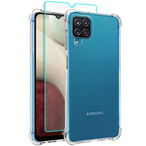 Coque Samsung A12 anti-chocs pour éviter les fissures avec film écran TPU
