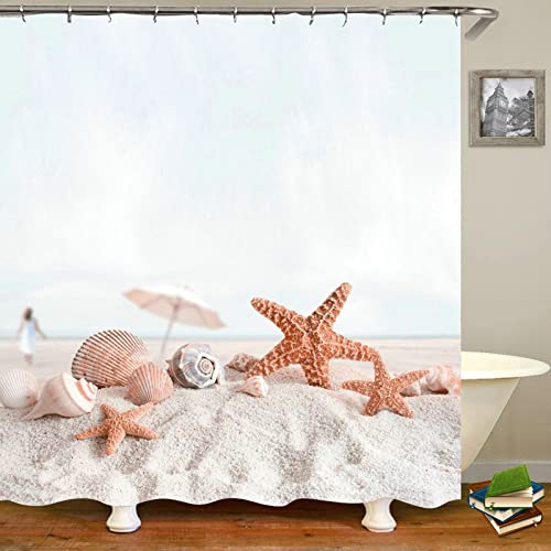 Rideau de douche imperméable en polyester de 165x200cm pour salle de bain - 2