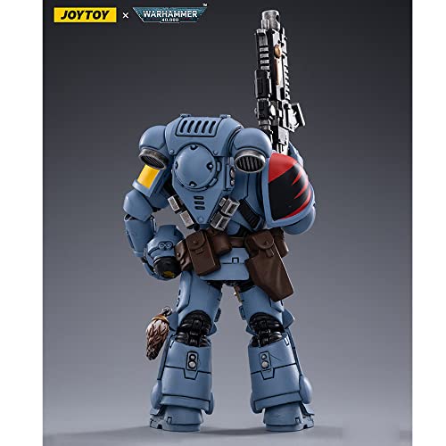 Joytoy Warhammer 40K 1/18 Action Figures Joy Toy Mecha Figure Model Space Wolves Hunter Pack Brother Kjarl #TOP1