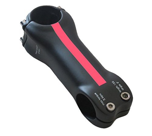 SportsInn Stiff Ultralight 6 Angle T700 Carbon Fiber Bike Stem for Mountain Bike Road Bike Riser 1-1/8 inch Steerer Tube & 1-1/4 inch Handlebar Bike Parts