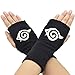 Produktbild GOTH Perhk Anime Naruto Handschuhe Cosplay Handschuhe Fingerlose Handschuhe Halbfinger Gedruckt Handschuhe Geschenk für Anime Fans( H08)