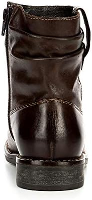 Michael By Michael Shannon Womens Side Zip Slouch Ankle Boots, Brown, US 10.5 | Image 4
