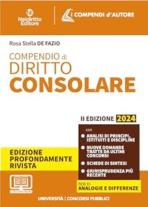 Vedi scheda su Amazon Compendio di diritto consolare 2024