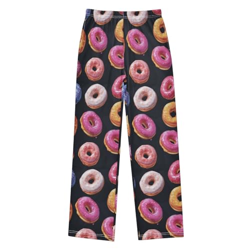 Pajama Bottoms, Pajamas Long Pant Donut Colored Glaze Lounge Wear Casual Sleep Pants Soft Pjs Sleepwear