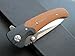 Eafengrow EF67 Pocket Knife with Metal Clip,D2 Steel Blade G10 Handle EDC folding knife Tool Liner Lock for Tourist Outdoor Camping Hiking Tactical (EF67-brown)