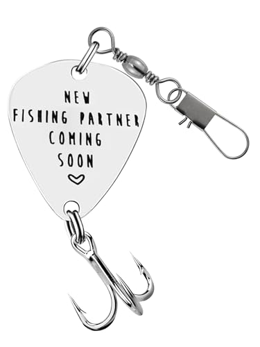 Fishing Spoon with Treble Hook New Fishing Partner Coming Soon Fishing Gifts for Fisherman