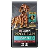 Purina Pro Plan Sensitive Skin and Stomach Puppy Food with Probiotics, Lamb & Oat Meal Formula - 24 lb. Bag