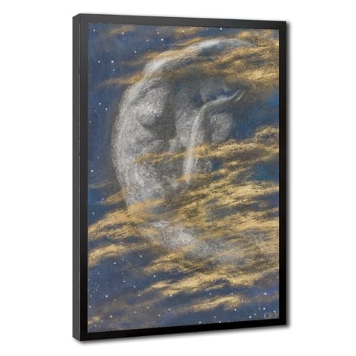 Toile The Weary Moon Edward Robert Hughes pour la déco du salon