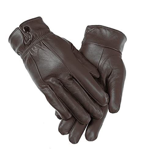 Guantes impermeables para mujer en cuero Woodland Leathers térmicos y extra suaves
