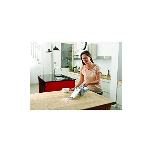 BLACK+DECKER PV1020L-QW - Aspirador de mano sin cable 10.8V (1.5Ah), cabezal pivotante, acción ciclónica