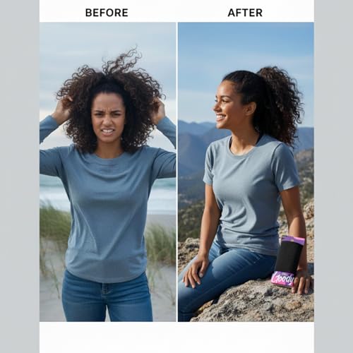 image for Goody Ouchless Hair Elastics - No Pull, No Breakage, Tangle-Free Hold 