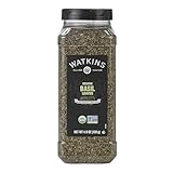 Watkins Gourmet Spice, Organic Basil, Bulk Food Service Size, 4.9 oz (Pack of 1)