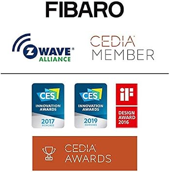 Fibaro Controller Head Z-Wave Plus Smart Heating Radiator Thermostat, White