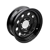 Black 16x6 Tralier Rim Wheel 6 Lug Holes On 5.5 6x5.5 16 inch 16 X 6 X 5.5 Bolt Circle Steel Equipment Trailer Rim Wheel