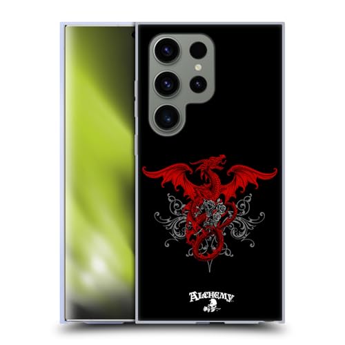 Head Case Designs Licenciado Oficialmente Alchemy Gothic Draco Rosa Dragón Caso Funda de Gel Suave...