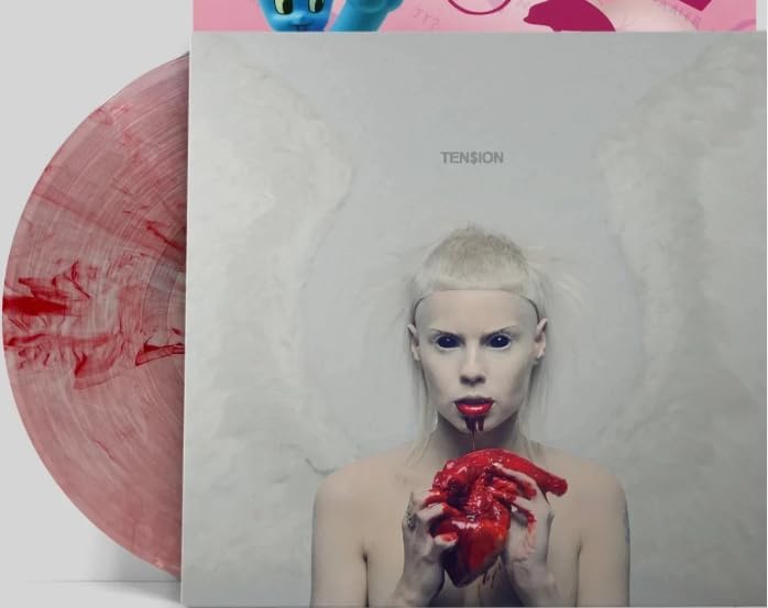 Die Antwoord Ten$ion Clear w/ Red Swirls [Blood Bend] Record Vinyl by Unknown Artist — album cover