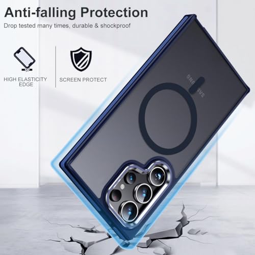 Image of MALEWOLF Magnetic Case for Samsung Galaxy S23 Ultra, Slim Matte Cover