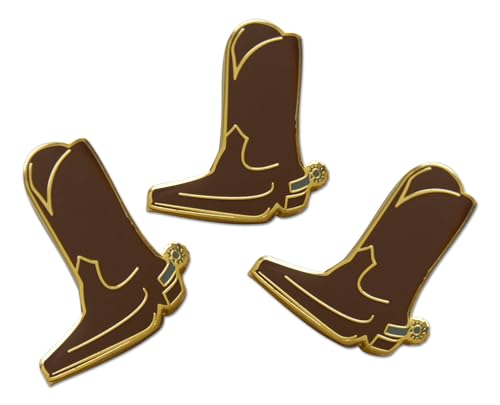 Image of Novel Merk Cowboy & Rancher - Icons Lapel Pin, Hat Pin & Tie Tack Set - with Clutch Back