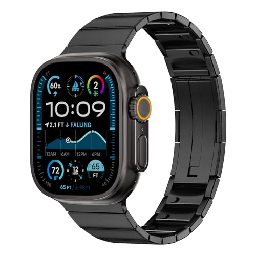 [EIHAIHIS] 【2025 新型】コンパチブル アップルウォッチ バンド 46mm 49mm 45mm 44mm 42mm 41mm 40mm 38mm ステンレス 工具不要の長さ調整対応 交換ベルトfor iWatch Series11/10/Ultra3 2 1 /9/8/SE3/SE2/SE1/7/6/5/4/3 通勤 ビジネス 旅行 バンケット 贈り物