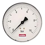 Échelle claire : excellent produit, précis et excellente lisibilité de la valeur mesurée. Signes numériques clairs pour des lectures faciles. Application : secteur industriel, pneumatique, agriculture, pompes, installations, secteur thermo hydraulique, systèmes solaires, générateurs de vapeur