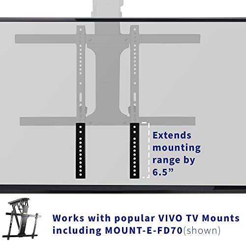 Vivo Vertical Vesa Extender Plate Bracket Kit Designed For Low Vesa Pattern Tv’s, Fits Tv Ceiling Mounts, 2 Brackets, Black, Mount-Ad165 #TOP2