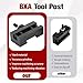 findmall 4Pcs BXA Tool Post Tool Holder 250-201, 250-201XL, 250-202, 250-202XL Quick Change Turning and Facing Holder Fit for Lathe