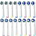 Produktbild 16pcs Aufsteckbürsten Kompatibel mit Oral b elektrische Zahnbürste, 3D Whitening, Precision Clean, Cross Clean, Sensitive Clean, Vier Modelle für eine ideale Putzleistung